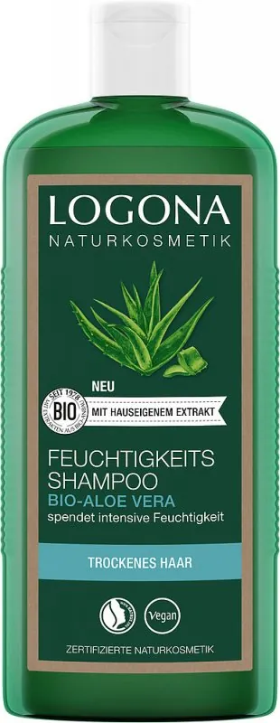 Logona Feuchtigkeits Shampoo Bio-Aloe-Vera. Vegan
